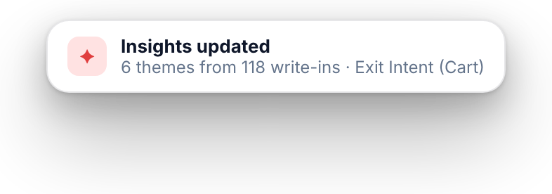 Insights updated